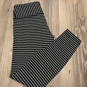SOLD.Lululemon Parallel Stripe Wunder Under Size 6